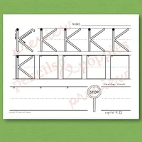 Capital Letter Handwriting Practice Worksheets — Set 2 – Image 9