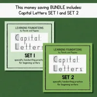 Capital Letter Handwriting Worksheets Bundle – Image 2