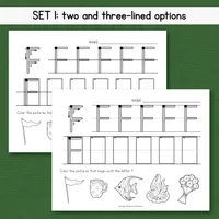 Capital Letter Handwriting Worksheets Bundle – Image 3