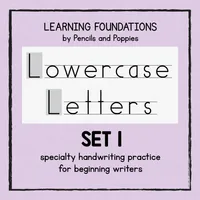Lowercase Letter Handwriting Practice — Set 1 – Image 1