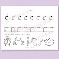 Lowercase Letter Handwriting Practice — Set 1 – Image 9