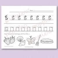Lowercase Letter Handwriting Practice — Set 1 – Image 7
