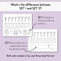 Lowercase Letter Handwriting Practice — Set 1 – Image 4
