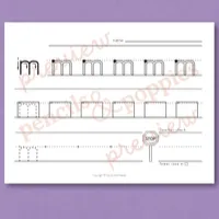 Lowercase Letter Handwriting Practice — Set 2 – Image 10