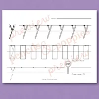 Lowercase Letter Handwriting Practice — Set 2 – Image 7