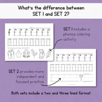 Lowercase Letter Handwriting Practice — Set 2 – Image 4