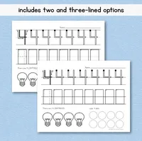 Numbers 1–10 Handwriting and Counting Practice – Image 2
