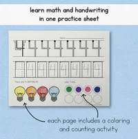 Numbers 1–10 Handwriting and Counting Practice – Image 6