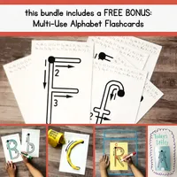The Essentials Handwriting Bundle - Capitals, Lowercase, and Numbers plus FREE BONUS – Image 3