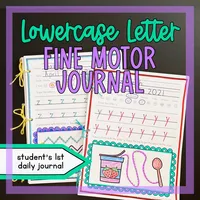 Lowercase Letter Fine Motor Journal – Image 1