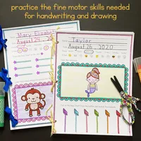 August Fine Motor Journal for Preschoolers – Image 2