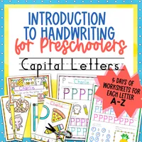 Preschool Capital Letter Handwriting Practice – Image 1