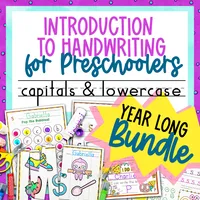 Preschool Capital & Lowercase Letter Handwriting Bundle – Image 1