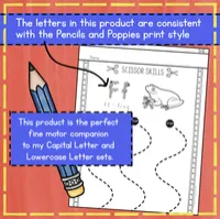 Scissor Skills and Alphabet Practice Level 2: Curves and Zigzags – Image 3