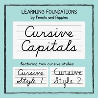 Cursive Capitals | Beginner Cursive Capital Letters – Image 1