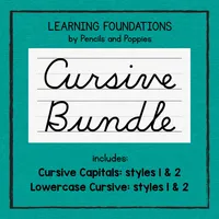 Cursive Bundle | Beginner Cursive Bundle: Capital + Lowercase Letters – Image 1