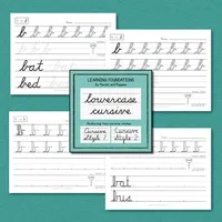 Cursive Bundle | Beginner Cursive Bundle: Capital + Lowercase Letters – Image 4