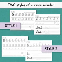 Cursive Bundle | Beginner Cursive Bundle: Capital + Lowercase Letters – Image 5