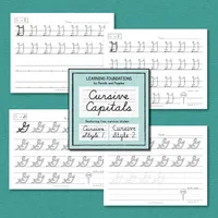 Cursive Bundle | Beginner Cursive Bundle: Capital + Lowercase Letters – Image 3
