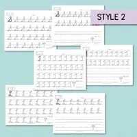 Cursive Capitals | Beginner Cursive Capital Letters – Image 4