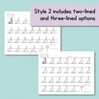Cursive Capitals | Beginner Cursive Capital Letters – Image 5