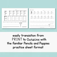 Cursive Capitals | Beginner Cursive Capital Letters – Image 8
