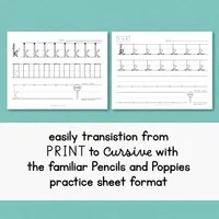 Cursive Lowercase | Beginner Cursive Lowercase Letters – Image 8