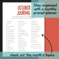 October Creative Writing & Handwriting Journal for Kids – Image 8
