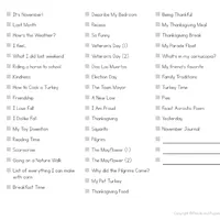 November Creative Writing & Handwriting Journal for Kids – Image 9