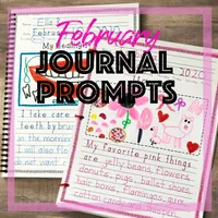 February Creative Writing & Handwriting Journal for Kids – Image 1