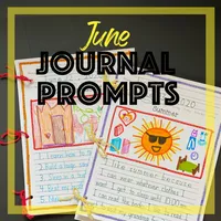 June Creative Writing & Handwriting Journal for Kids – Image 1