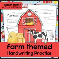 Farm Handwriting Practice — From Letters to Words & Sentences – Image 1