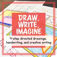 Draw, Write & Imagine — Directed Drawing + Handwriting & Creative Writing Practice – Image 1