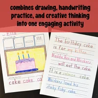Draw, Write & Imagine — Directed Drawing + Handwriting & Creative Writing Practice – Image 3