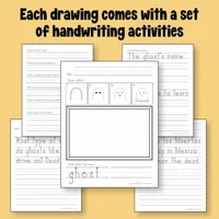 FALL Draw, Write & Imagine — Directed Drawing + Handwriting & Creative Writing Practice – Image 7
