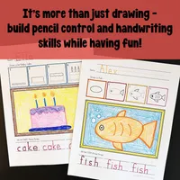 Draw, Write & Imagine — Directed Drawing + Handwriting & Creative Writing Practice – Image 6