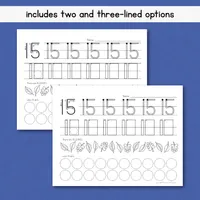 Numbers 11–20 Handwriting and Counting Practice – Image 5