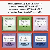 The Essentials Handwriting Bundle - Capitals, Lowercase, and Numbers plus FREE BONUS – Image 2