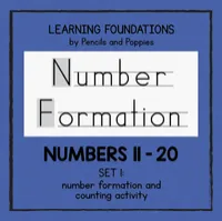 Numbers 11–20 Handwriting and Counting Practice – Image 1