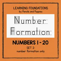 Numbers 1-20 Handwriting Formation Practice – Image 1