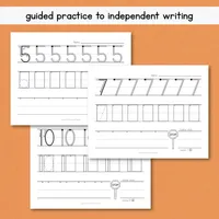 Numbers 1-20 Handwriting Formation Practice – Image 7