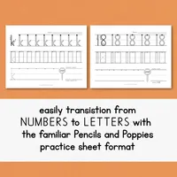 Numbers 1-20 Handwriting Formation Practice – Image 8