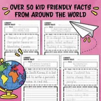 Curious Cultures Trivia Handwriting Practice – Image 2