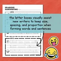 Hilarious Handwriting | Handwriting Practice Sheets – Image 4