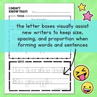 Curious Trivia Handwriting Practice – Image 4