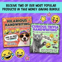 Hilarious Handwriting + Curious Trivia Bundle | Daily Handwriting Practice for Kids Who Hate Handwriting – Image 2