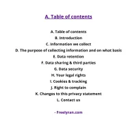 Template | Privacy Statement English International – Image 3