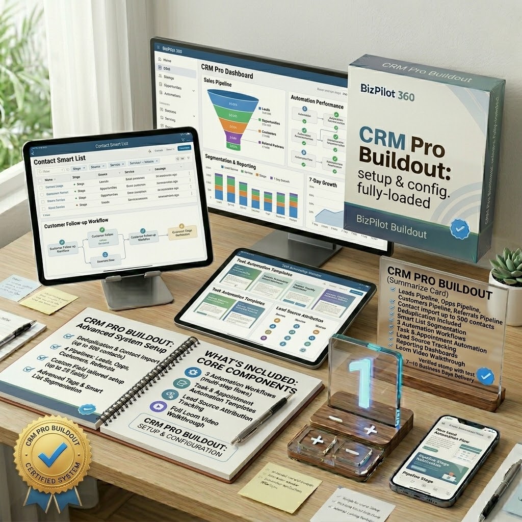 CRM Pro Buildout — Setup & Configuration – Image 1