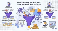 Lead Funnel Pro — Dual-Track Lead Magnet & Nurture Setup – Image 1