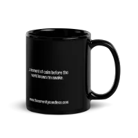 Black Glossy Mug (11 oz) – Image 2